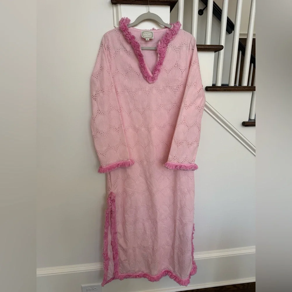 SAIL TO SABLE Eyelet Caftan – Blush | Size Small | NWOT - Picture 4 of 10